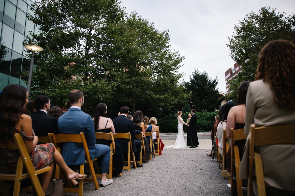 New England wedding ceremony photographed by Ben Flanders Photography