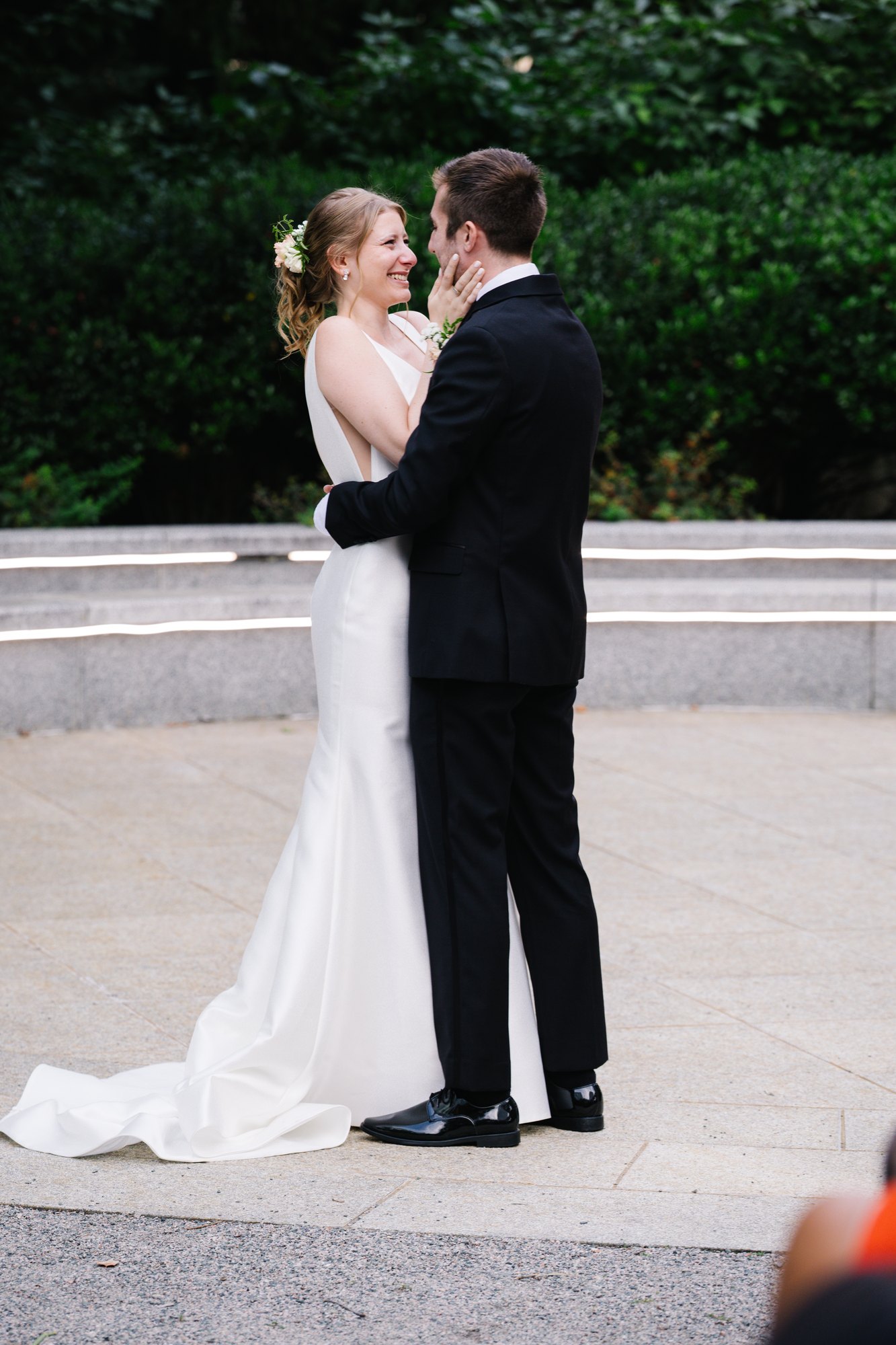 Bride and groom embracing — Ben Flanders Photography